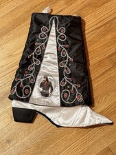 Elvis Presley Stocking Vintage Boot White Black Silvery Christmas