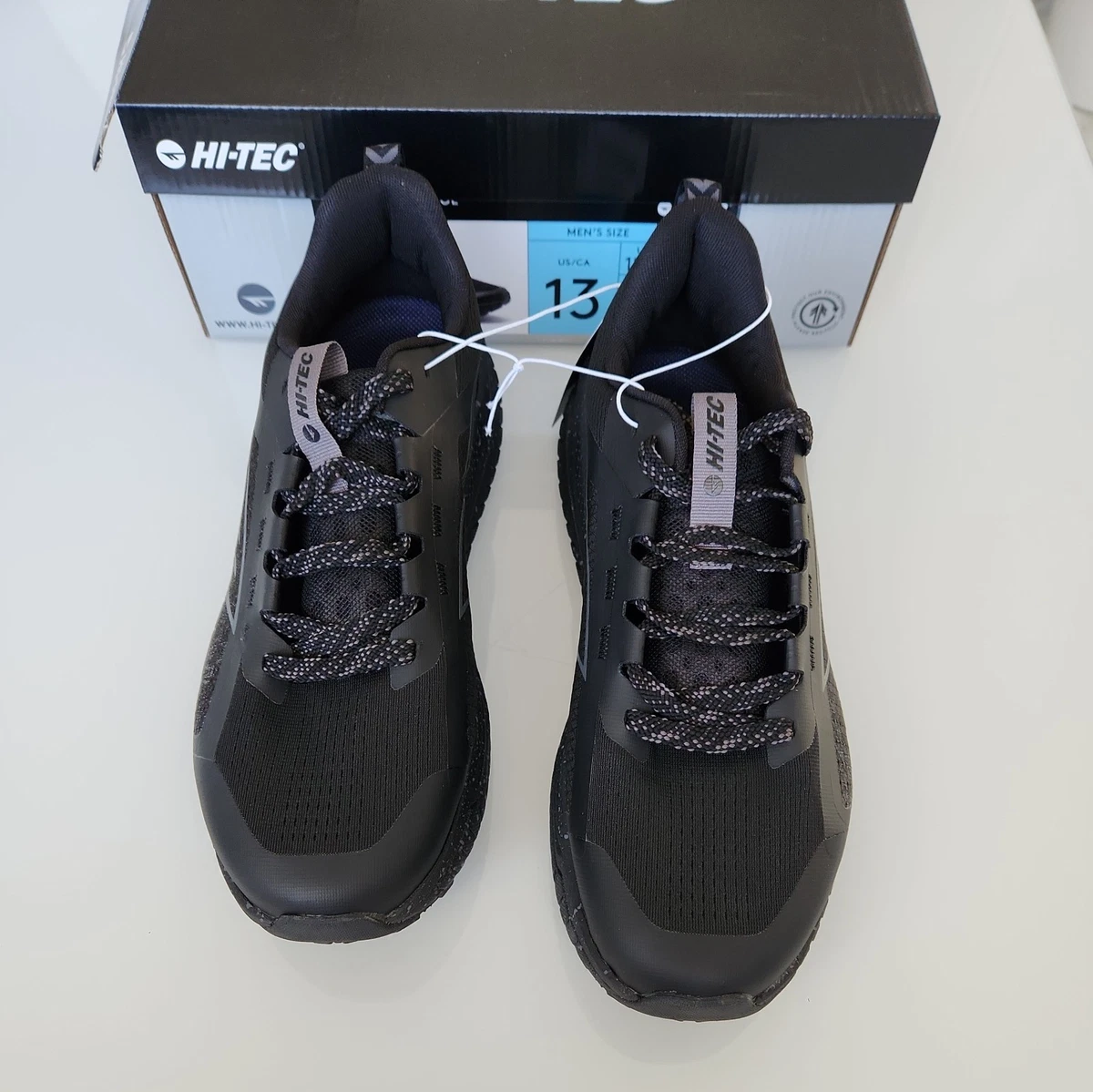 Hi-Tec Men’s Black Asphalt Hiking Shoes Size 8 Trail Outdoor Sneakers Amazon.com | HI-TEC Men main image 3