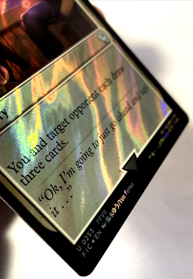 MTG Secret Rendezvous (Surge Foil) Commander: Final Fantasy 253 FF7 FFVII NM - Image 2 of 4