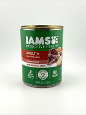 IAMS Proactive Health Adult 1  Pet Food Lamb  Rice 13oz / 369g EXP 08/2026