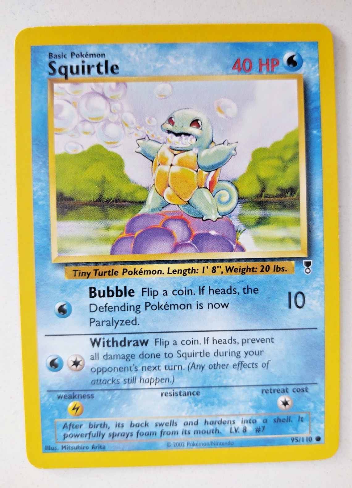 Squirtle (95/110) - NM​​ Pokémon Base Card