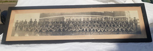 WW1 N.Y. State MILITIA  1917 PEEKSKILL NY GUARDING AQUEDUCT "Yard Long" PHOTO