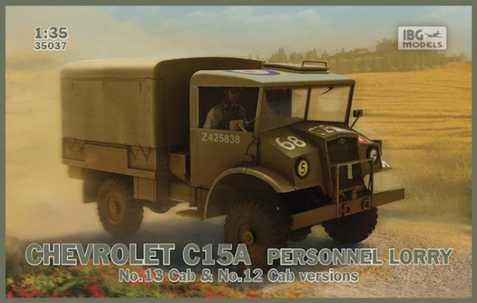 IBG Models 35037 1:35 Chevrolet C15A Personnel Lorry (No.13 Cab & No.12 Cab Vers