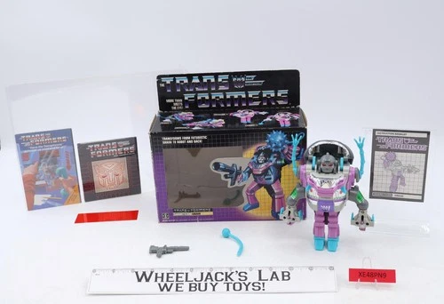 Gnaw Sharkticon 100% Complete W/Box G1 Transformers 1986 Vintage Figure