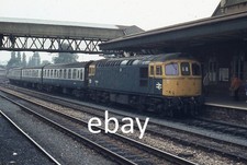 ORIGINAL 35mm RAILWAY SLIDE BR DIESEL 33048 UNRECOGNISED LOCATION  8/83.