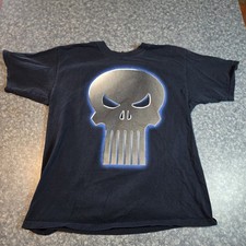 Y2k Mad Engine Punisher T-Shirt, Size Medium ...
