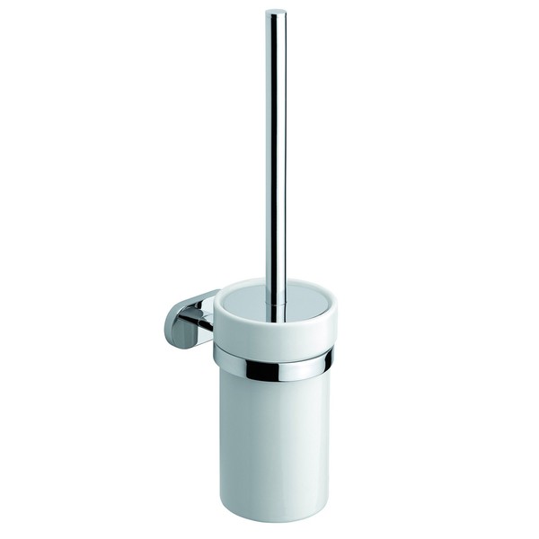 BÜRstenhalter KlobÜRste Mit Wandmontage ToilettenbÜRstenhalter Stahl Verchromt-image