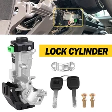 NEW For 2006-2011 Honda Civic Ignition Switch Cylinder Lock Auto Trans W/ 2 Keys