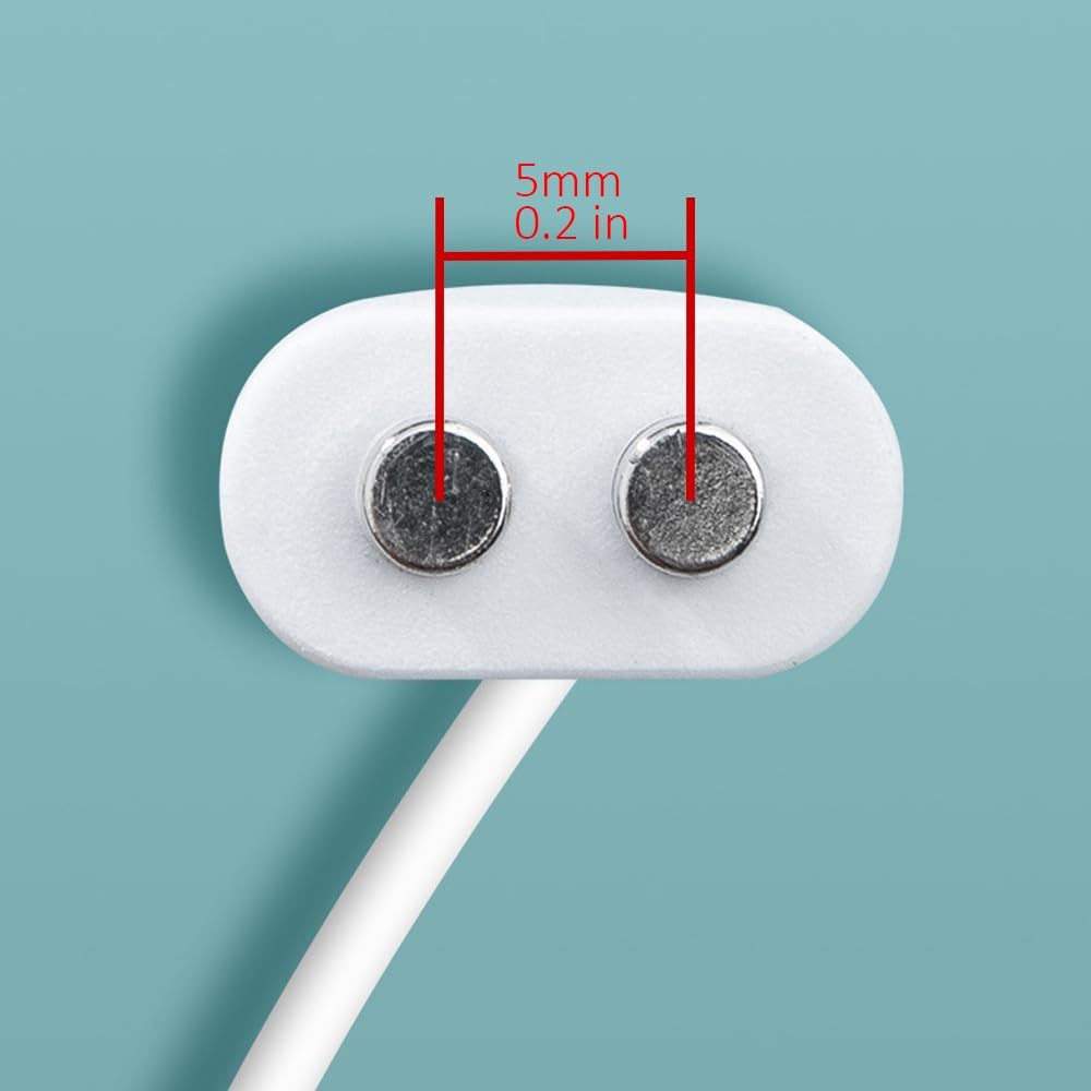 5mm Magnetic USB DC Charger Cable for Toys, Facial Cleanser, Electric White 