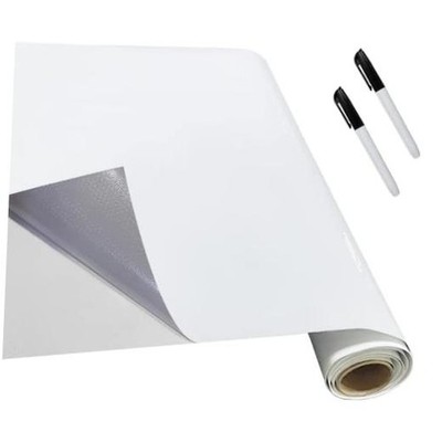 Board Dry Erase-board for Wall-board Paper Peel Stick and 17.3 x 78.7 in White