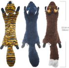 Dog Squeaky Toys 5 Pack, Pet Crinkle Toy No Stuffing Animals Plush, Dog Chew for 313040455403