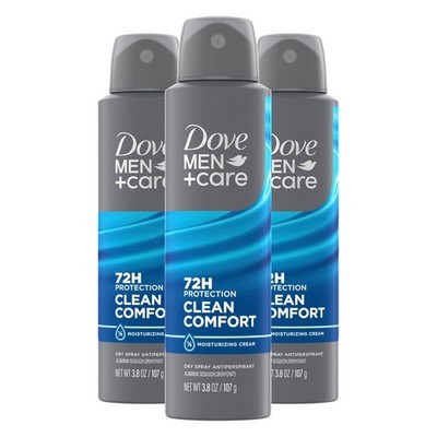 Dove Men+Care Dry Spray | Clean Comfort Antiperspirant with Triple Defense Tech