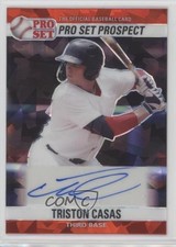 2021 Leaf Pro Set Metal 1990 Base Red Crystals Triston Casas #PS0-TC1 Auto n0j