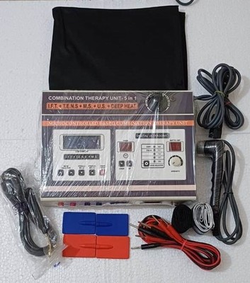 Best 5 in 1 Combination Therapy Unit Digital IFT+MS+TNS+US+Deep Heat Massager