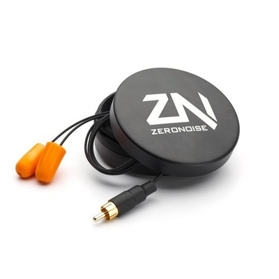 ZeroNoise Circuit Foam Tipped Ear Plug Speaker Kit With Single RCA Connection