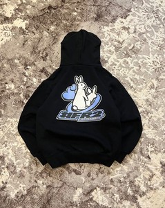 トップス 348 FR2 Fxxking Rabbits Zip Hoodie Ash L 348 FR2 Fxxking Rabbits Zip Hoodie Ash L Fxxking Rabbits Photo T