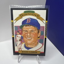Roger Clemens 1987 MLB Donruss Diamond Kings #2 Boston Red Sox Baseball Card