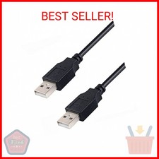 ZZS Laptop Cooling Pad USB Cord,1.5ft Short USB A to A Cable Cord Compatible for