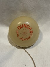 Vintage Duncan Glow Imperial Yo-Yo Yellow Plastic Classic Toy USA