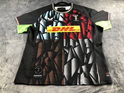 Castore Harlequins Rugby Shirt Herren 4XL Mehrfarbig Geometrisches Design