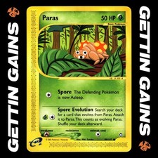 Paras - 99/147 - Common - Aquapolis - Pokemon Card - LP on eBay