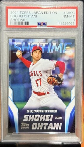 2024 Topps Japan Edition Shohei Ohtani #200 PSA 8 NM-MT Angels