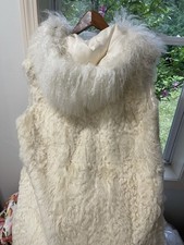 MONSE New Vest Lamb Fur Shearling M Women Hoo...