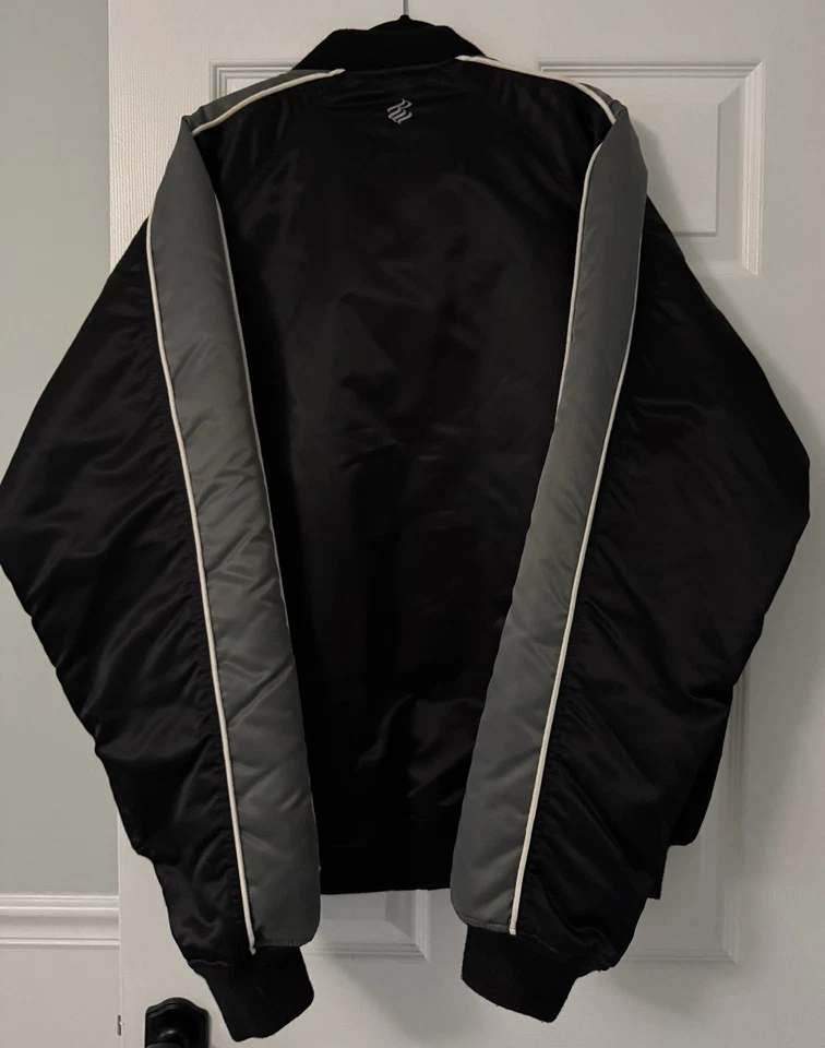 Rocawear Men's Jacket XL Black Insulated Snap Up Hip Hop Coat Priced To Sell - Image 2 of 4