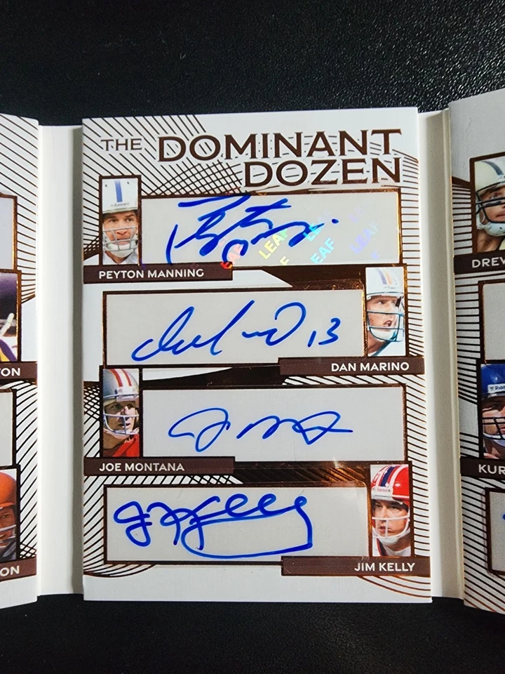 Libro de historia de hoja Marino Favre Brees Manning 2025 edición deportiva capítulo 2 12 autos #7/10 Foto 3 de 4