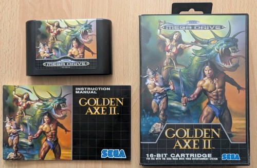 TOP - Golden Axe II - Sega MEGA DRIVE Spiel Komplett PAL SEGA MEGADRIVE 2