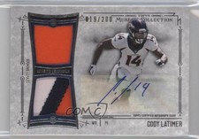 2014 Museum Collection Signature Swatches Dual Relics /200 Cody Latimer Auto 0af