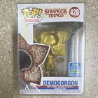 Stranger Things Demogorgon Funko #428 Gold 2019 Summer Convention Exclusive