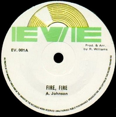 A. Johnson* / R. Loren  - Fire, Fire / Juliet (7'', Single)