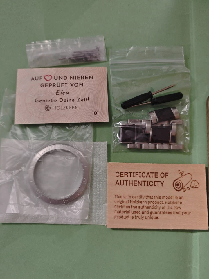 Holzkern Chronograph Corretto limited Edition Armbanduhr - Bild 4 von 4