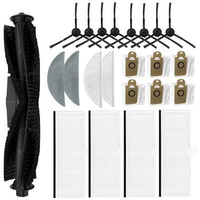For Lydsto R1-Robot Vacuum Cleaner Dust Bag Mop Cloth Side Brush Roller-Brush