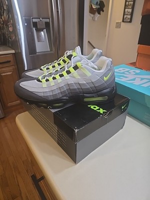 Size 13 Nike Air Max 95 OG 2015 Neon 🩶🤍💚15 BRND NEW R U FIN