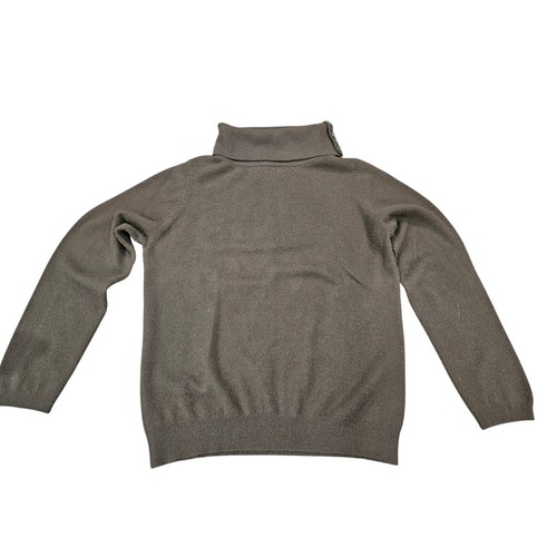 NWOT Charter Club 100% Cashmere Brown Tuetleneck Sweater Size L Women's - Picture 1 of 7