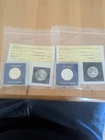 BU 1963 & 1963-d Franklin Half Dollars ANACS MS63 90% Silver
