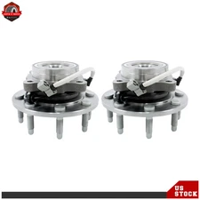 2 Front Wheel Bearing Hub Assy 4WD For Chevy Silverado GMC Sierra 1500/2500/3500