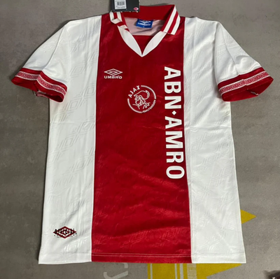 Ibrahimovic 9 Ajax Jersey 2001 2002 White Size XL Retro Football
