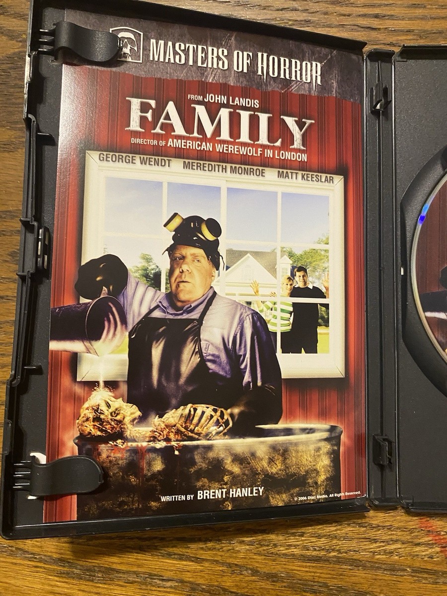 Masters of Horror: Family (DVD, 2006) George Wendt John Landis