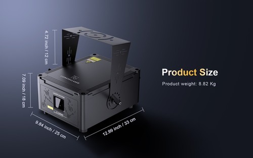 Update Version IP65 Outdoor Waterproof 12W RGB Animation Laser Lighting Wedding - Picture 16 of 24