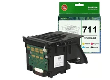 711 Printhead Kit (C1Q10A Pinter Head) Replacement for HP T530 T525 T520 T130 T1