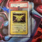 1999 Pokemon Game Zapdos Holo Rare Base Set, Unlimited, PSA 6