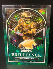 NEW 2022 Panini Prizm COOPER KUPP Green Cracked Ice Brilliance RAMS No.B-11