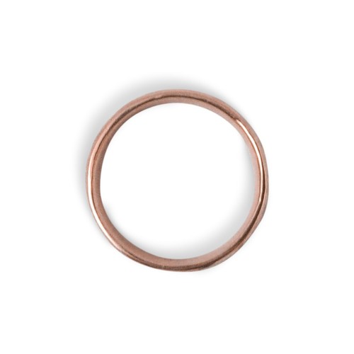 Solid 10K Women’s Rose Gold Ring Engraved Hawaiian Scroll Ring 6mm Size 3 – 12 - Picture 6 of 9