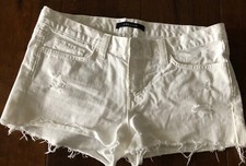EUC J brand White Mid-rise, Size 28, White Jean Shorts