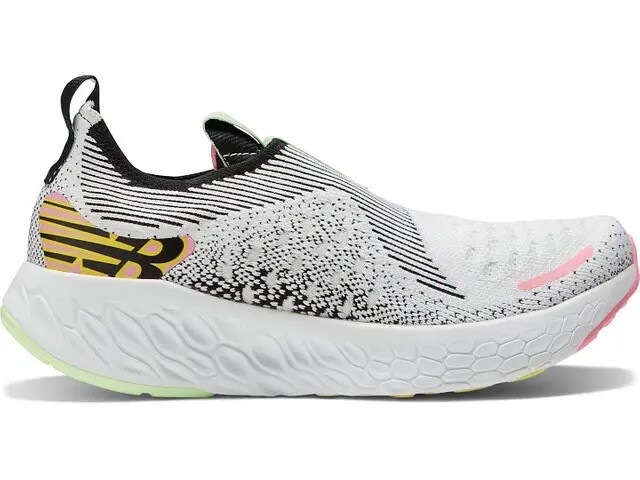 Women New Balance Fresh Foam X 1080 Unlaced Running Shoes White 