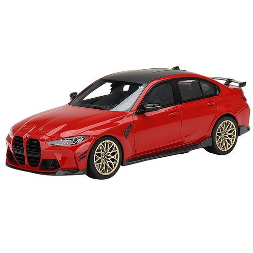 BMW M3 M-PERFORMANCE G80 TORONTO RED 1/18 MODEL CAR BY TOP SPEED TS0395 - 第 1/4 張圖片