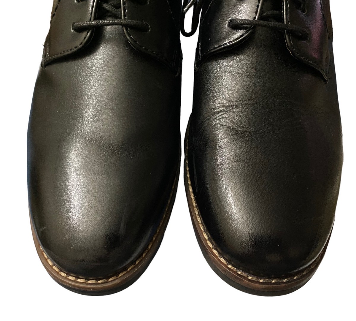 Nunn Bush Size 13 Wide FIFTH WARD FLEX Black Leather Oxfords New Men\'s Shoes Nunn Bush Men main image 3